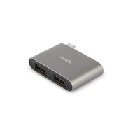 Moshi USB-C to USB-A Dual Port Adapter USB to type c adapter