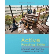 Active Reading Skills : Reading and Critical Thinking in College (Like new)(Original price RM770.41)