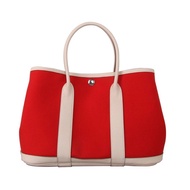 Garden party garden Bag 
30CM Black togo Tomato Red Canvas
New Style Ready Stock