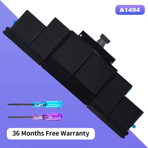 A1494 A1417 Laptop Battery for Apple MacBook Pro 15" A1398 Retina 2012 2013 2014 Year 36 Months Free