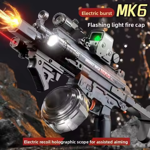 New MK6 Electric Water Gun High Speed Burst Fire Small Mouse Fire Water Gun Best-selling Water Gun w