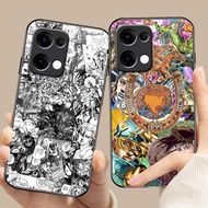 Jojo Bizarre Adventure 09 Glass Phone Case For Oppo A54 A74 4G A79 5G A94 A3X Reno 11 12 13 11F 12F 
