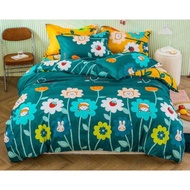 Nikom 5-in-1 High Quality Fitted Bedsheet With Comforter Set