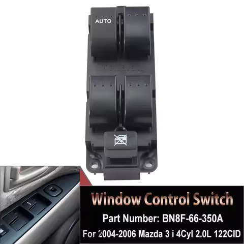Front Left Power Window Lifter Master Control Switch BN8F66350A BN8F-66-350A Car Accessories For Maz