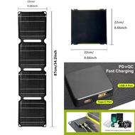 2000W powerful portable foldable solar panel flexible 5v USB A C cell phone battery charger DC 12V p