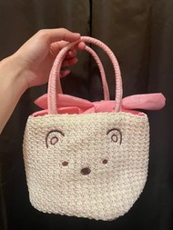 日本a-jolie手提編織刺繡包