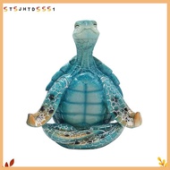 【stsjhtdsss1.my】Turtle- Meditation Yoga Turtle Decor- Yoga Turtle Figurine for Spiritual Garden Room