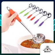 iDECO Stainless Steel Hotpot Ladle Hot Pot Strainer Scoops Hotpot Soup Ladle Slotted Spoon Steamboat Ladle