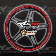 Sticker Rim Scooter CAFFEE