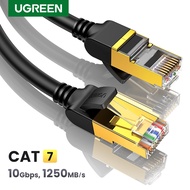 UGREEN CAT7 Ethernet Cable 10Gbps cat 7 Round flat Cable Ethernet Wire RJ45 For Laptops PS Modem Swi
