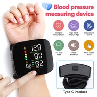 Rechargeable Voice Wrist Blood Pressure Digital Monitor Automatic Touch HD Large Screen Wrist Bp