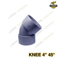 Knee Keni Elbow L 4" KNEE 4 inch 45 0 degrees 4x45 - 4" TS