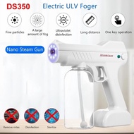 HOT_ DS350 Spray Gun Wireless Rechargeable Disinfection Sprayer Nano Blue Ray Atomizer Fogging Spray Gun 蓝光雾化消毒槍