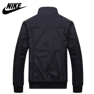 Nike Ready Stock MIRAI Men's Spring Casual Waterproof Bomber Jacket Fashion Jaket Kulit Lelaki