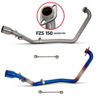 Motorcycle Modification Suitable for FZS150 Front Exhaust Pipe Modified FZS150 Full Section SC Scorp