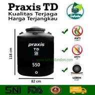 Tandon Air Toren Air Tangki Air Murah Praxis TD 550 500 Liter