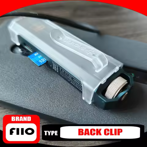 FiiO Snowy Night NEST-ECHO NANO TPU Mini Portable Music Player MP3 Transparent Back Clip Simple