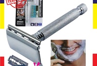 Double EDGE RAZOR Pisau Cukur Kumis & Jenggot Stainless BT-303