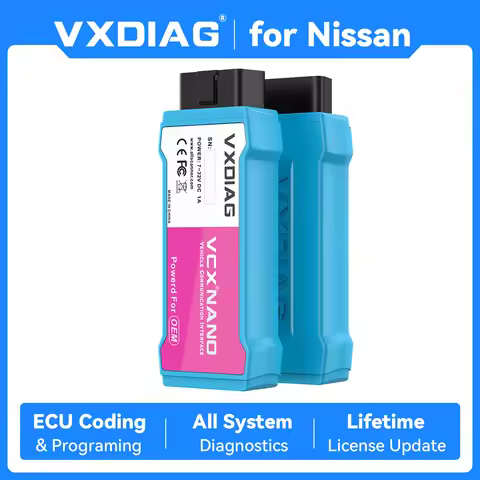 VXDIAG VCX NANO For Nissan Car OBD2 Diagnostic Tool with Free License All System Diagnosis J2534 Pro