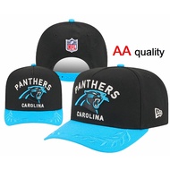 Youth New Era Black/Blue Carolina Panthers 2025 NFL Draft A-Frame 9FIFTY Baseball Cap Adjustable