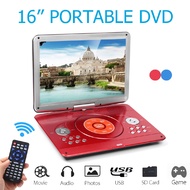 14 inch  Portable DVD Player Game TV Support MP3 MP4 VCD CD Player Rotatable Screen Media DVD Player for Home and Car