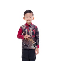 Kemeja Batik Anak Lengan Panjang Usia 1-13 Tahun Kemeja Batik Anak Laki Laki Terbaru Kemeja Batik An