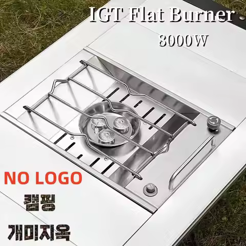 Camping Gas Stove IGT Flat Burner Igt 1 Unit Stove 8000W High Power IGT Gas Burner Gas Furance Outdo
