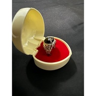 Cincin lelaki Perak 925 Akik Yaman asli saiz 11 / 52mm silver 925 agate yemeni habasyi for pinky fin