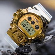 [Official Marco Warranty] GSHOCK GM-6900SG-9D / GM6900SG / GM6900 Gold Metal Case with Transparent r