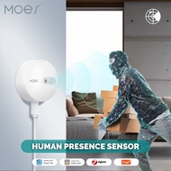 MOES ZigBee Human Presence Sensor Detector Radar Wave Detection Sensor for Home Security Tuya Smart 