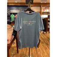 Brooks Brothers New Style Men's Cotton Round Neck Fashion Trendy Short-Sleeved T-Shirt