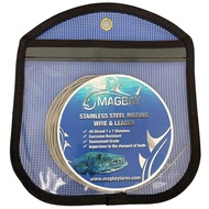 MagBay Lures 49 Strand Cable 7x7 Stainless Steel Fishing Wire Leader Kit