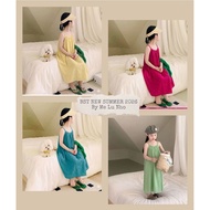Baby maxi dress made of soft and cool high-quality stone-embellished material, 9-40 kg