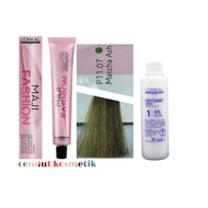 Loreal majifashion P11.07 Matcha ash hair colopewarna rambut