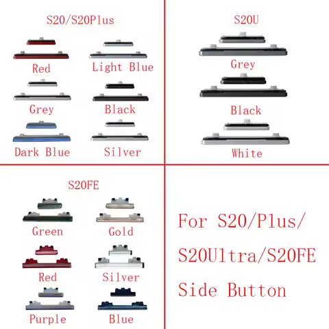 Power ON OFF Switch Volume Button Side Key For Samsung Galaxy S20 Plus Ultra FE S20U G986 G988 G981 
