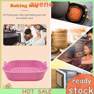 Silicone Grill Pan Mat BPA Free 19cm Square Shaped Air Fryers Oven Baking Tray