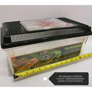 Exo Terra Faunarium Tank (M) Small Animal Pet Tank Lizard Gecko Reptile Insect Terrarium Reptile Acc