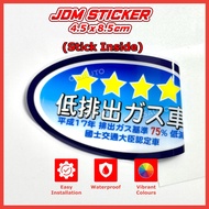 JDM Car Sticker Globe Star Parking Japan Design Decal Sticker Accessories for Universal Waterproof