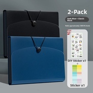 Deli | Multi-layer File Folder Exam Paper Organizer A4 Exam Paper Folder