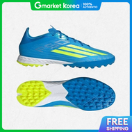 adidas | รองเทาฟตบอล Adidas F50 Pro TF - สฟา Lucid Ray สเหลอง Team Solar สฟาคราม 2 รน JR894