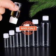 [Wholesale] 10/30/100ML Transparent Mini Plastic Refillable Lotion Bottle / PET Clear Empty Seal Cosmetic Small Mouth Bottles / Travel Squeeze Bottle Container / With Screw Cap