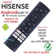 HISENSE ANDROID TV REMOTE CONTROL 55U7G 65U75 75U7G (ERF3H90H)