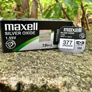 Batre baterai jam tangan original maxell 377 SR626SW mpb