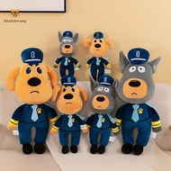 Labrador Sheriff Plush Toy - Doberman Long Doll for Kids Gift
