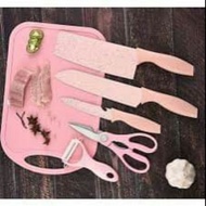 7PCS KNIFE SET WITH CHOPPING BOARD