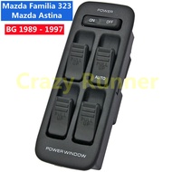 11PINS สวิทช์กระจกไฟฟ้า สวิทซ์ยกกระจก สวิทช์กระจกประตู ด้านหน้าขวา Mazda Familia 323 Astina BG 1989-