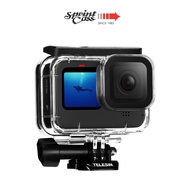 TELESIN Waterproof Case for GoPro Hero 12 Hero 11 Hero 10 Hero 9 - Black