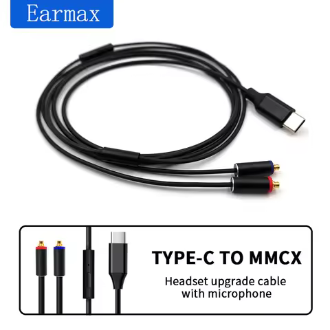 Type-C To MMCX For SE215 SE315 SE425 SE846 SE535 Earphones Replaceable Headset Cable