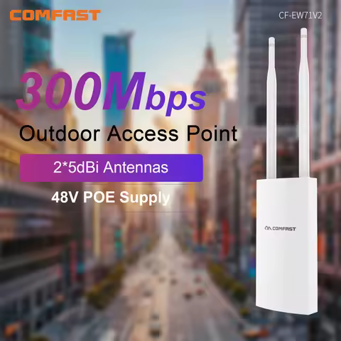Comfast Outdoor Wireless WiFi Repeater Booster 2.4GHz 300Mbps WiFi Signal Amplifier Extender Access 