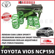 [Daily Ship] Vios NCP150 Spring Sport 4flex-Sport Spring-Suspention-Coil Spring-absorber-heavy duty